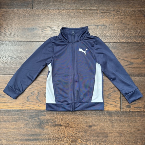 Puma Navy and White Tracksuit - Toddler - Picture 2 of 8